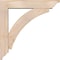 Ekena Millwork Thorton Traditional Smooth Bracket w/ Offset Brace, Douglas Fir, 5 1/2"W x 26"D x 26"H BKT0604X26X26THR01SDF - alternate 4